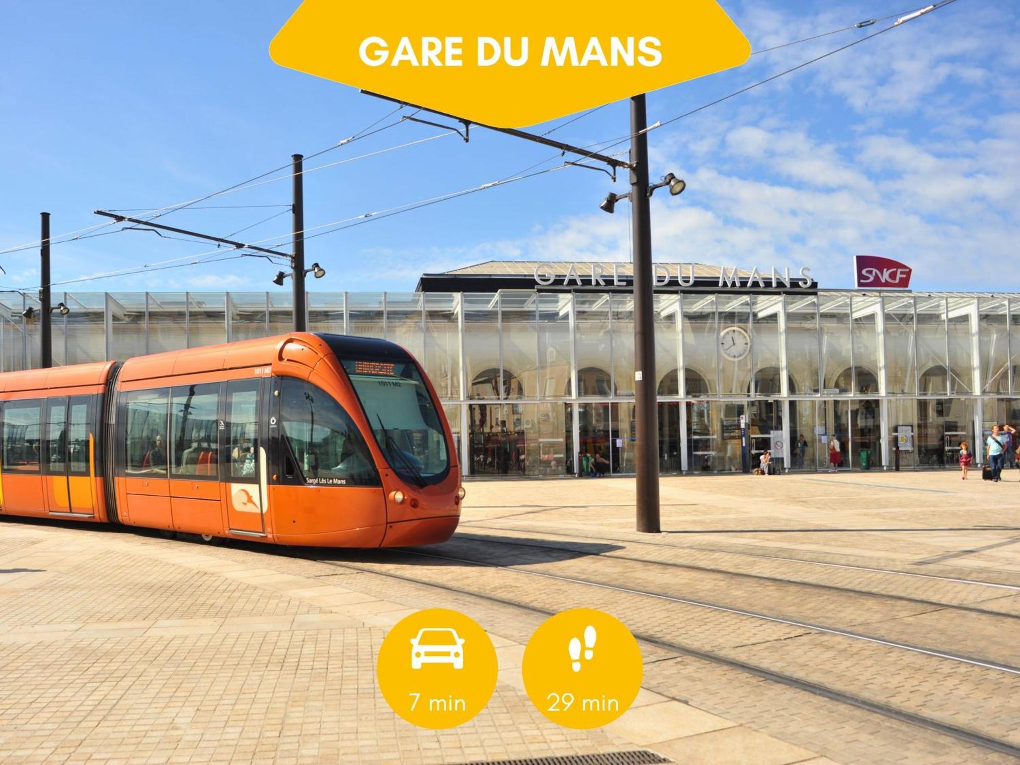 Ideal Groupe - Grands Espaces - 4 Chambres - Parking Gratuit - Proche Centre, Gare & Transports - Wifi - Offre Special De Reduction Jusqu'A -50 Le Mans Exterior foto